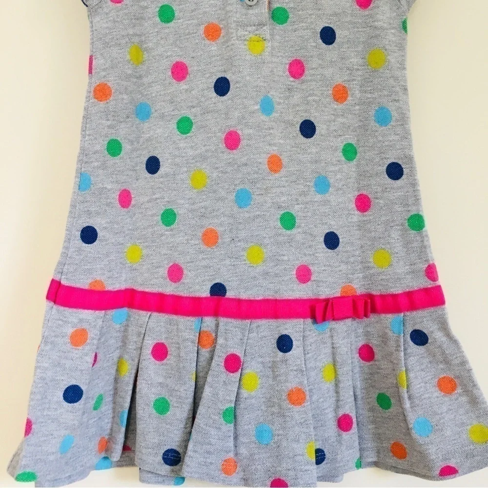 Carter's Toddler Little Girls Polka Dots Short Sleeve Dress